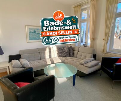 Ferienwohnung "Bernstein" - Bade- & Erlebniswelt täglich inklusive