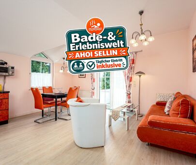 Ferienwohnung "Kranich" - Bade- & Erlebniswelt täglich inklusive