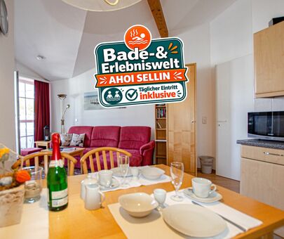 Ferienwohnung Sommerwind - Bade- & Erlebniswelt täglich inklusive