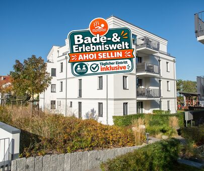 Ferienwohnung Enzian - Sauna, E-Ladestation & 150m zum Strand - Bade- & Erlebniswelt täglich inklusive